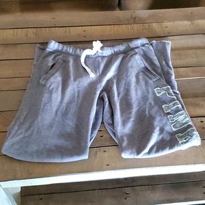 PINK gray boyfriend sweats